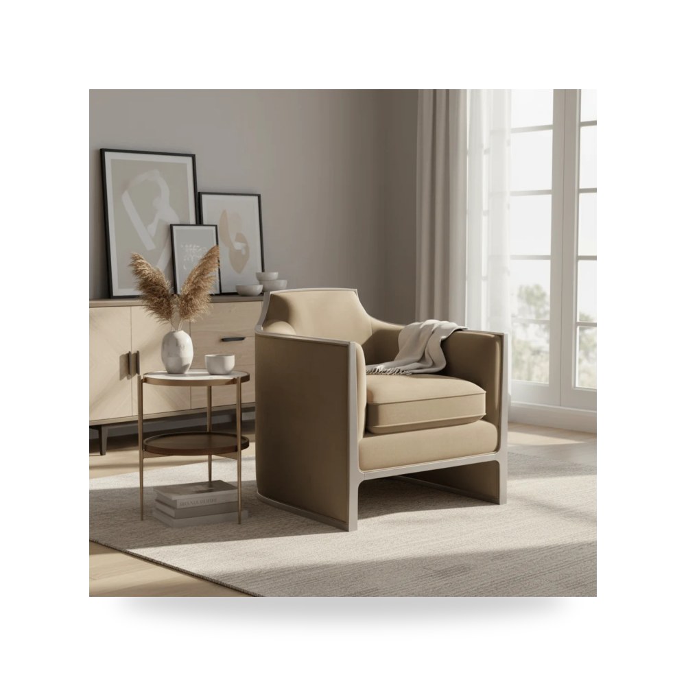 كرسي جلوس بتصميم أنيق - كرسي Caracole موديل UPH 424 232 D - طراز UPH-424-232-D
