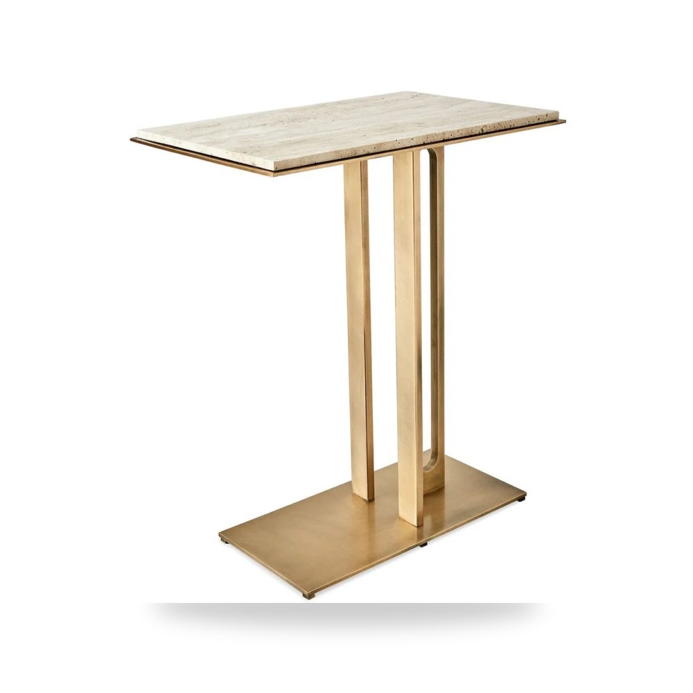 طاولة جانبية Cantilever Travertine أترموست Uttermost