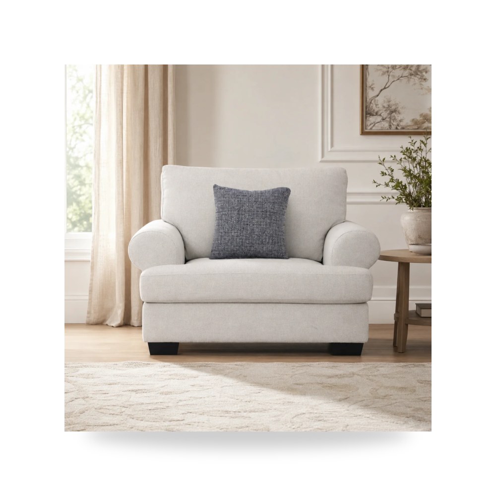 كرسي جلوس بتصميم أنيق - كرسي أبيض موديل RF1622 00123 - طراز RF1622-00123