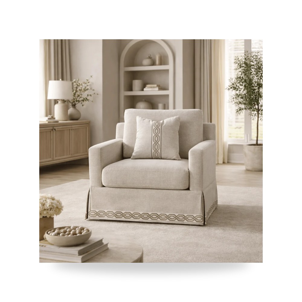 كرسي جلوس بتصميم أنيق - كرسي موديل R0802 000520 - طراز R0802-000520