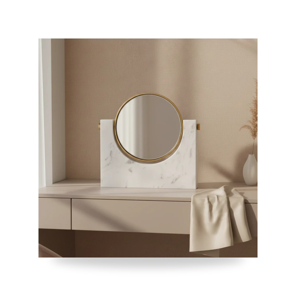 مرآة جدارية روتس موديل MA24118 موديل MA24118-white