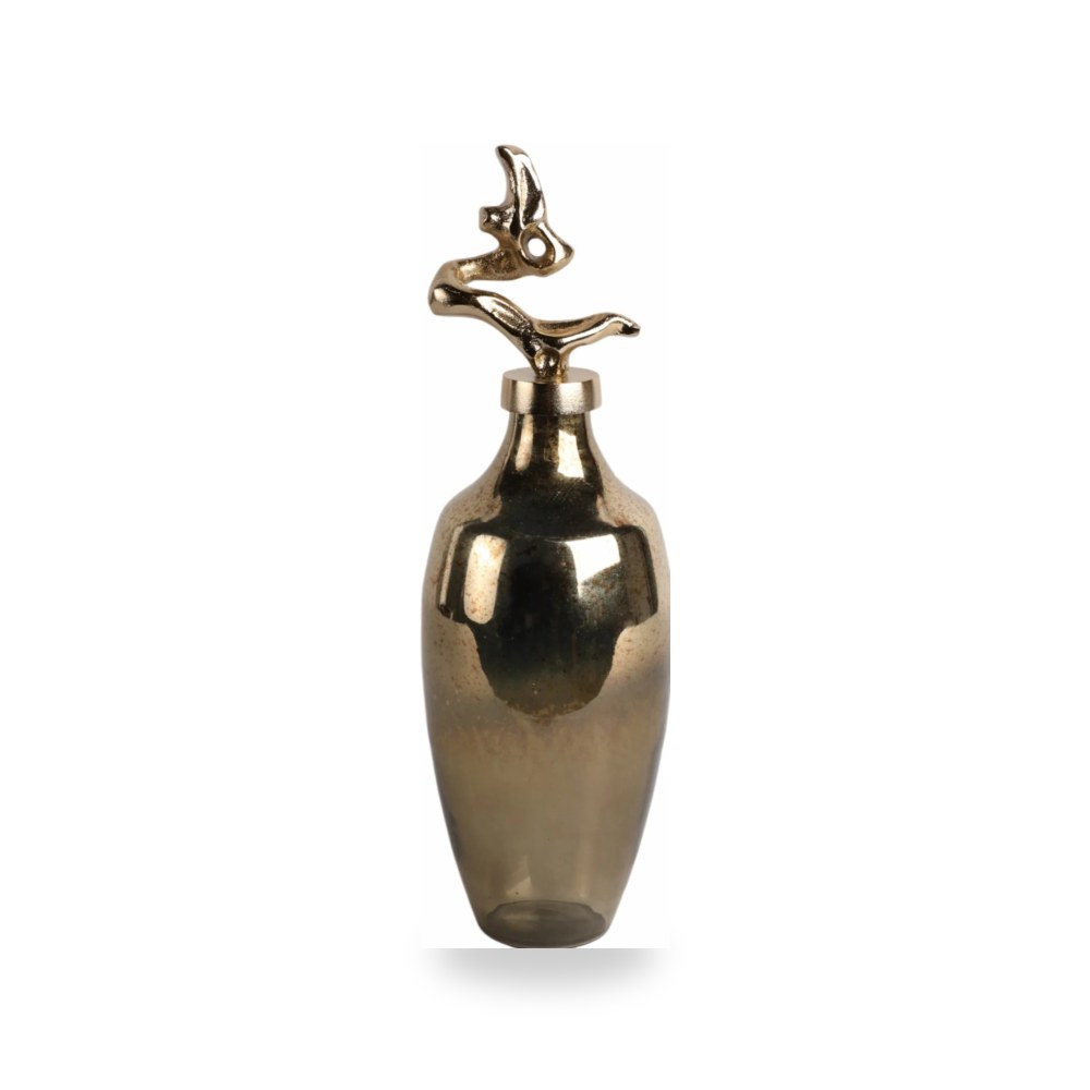زجاج ذهبي Lusaka Bottle, Sagebrook موديل EV21403-01 Sagebrook Home