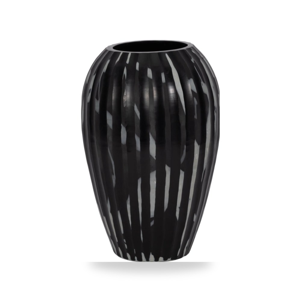 مزهرية فازة ديكور MINERVA AND GLASS أسود Sagebrook Home
