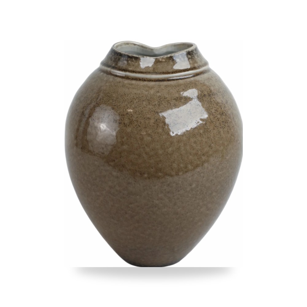فازة زينة بني Sagebrook Home موديل EV21291 01