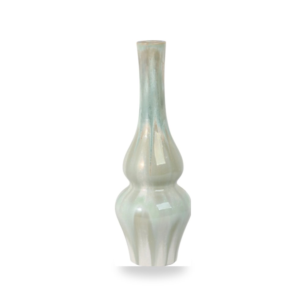 مزهرية فازة ديكور Everette Ceramic أخضر Sagebrook Home