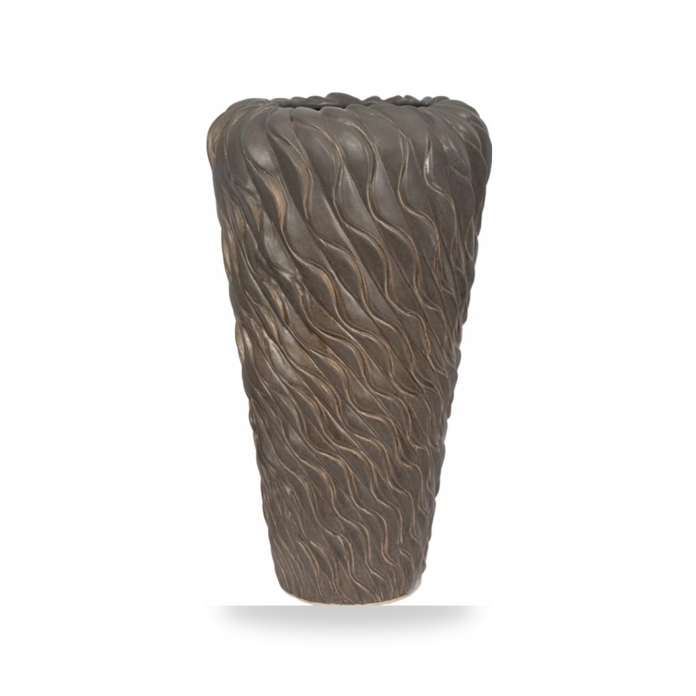 مزهرية فازة ديكور Devone Ceramic بني Sagebrook Home موديل EV20509