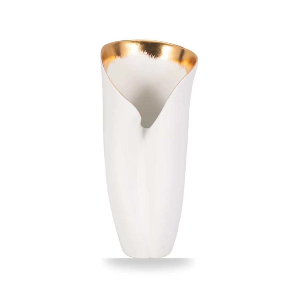 أبيض HOLLIS VASE, Sagebrook موديل EV20094-01 Sagebrook Home