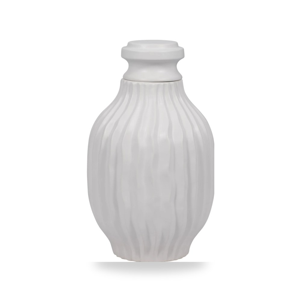 مزهرية فازة ديكور FENTON CERAMIC LIDDED Sagebrook Home