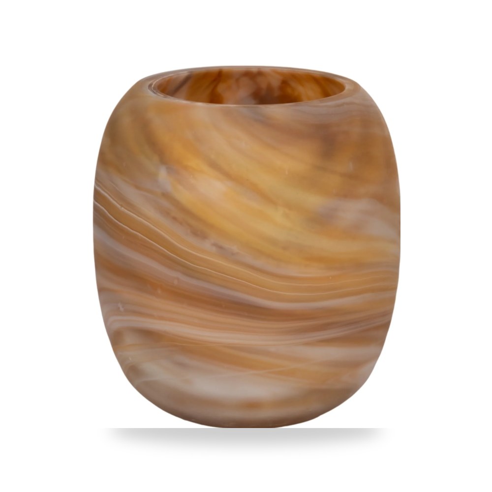 مزهرية فازة ديكور Garbo Glass بني Sagebrook Home