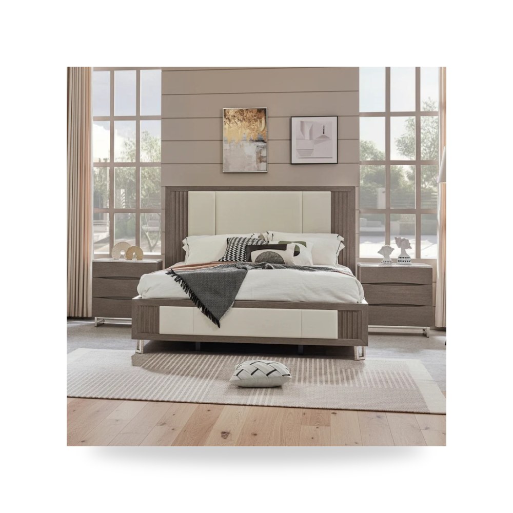 سرير نوم فاخر - سرير نوم موديل Gf 860 Qbed - طراز Gf-860-Qbed