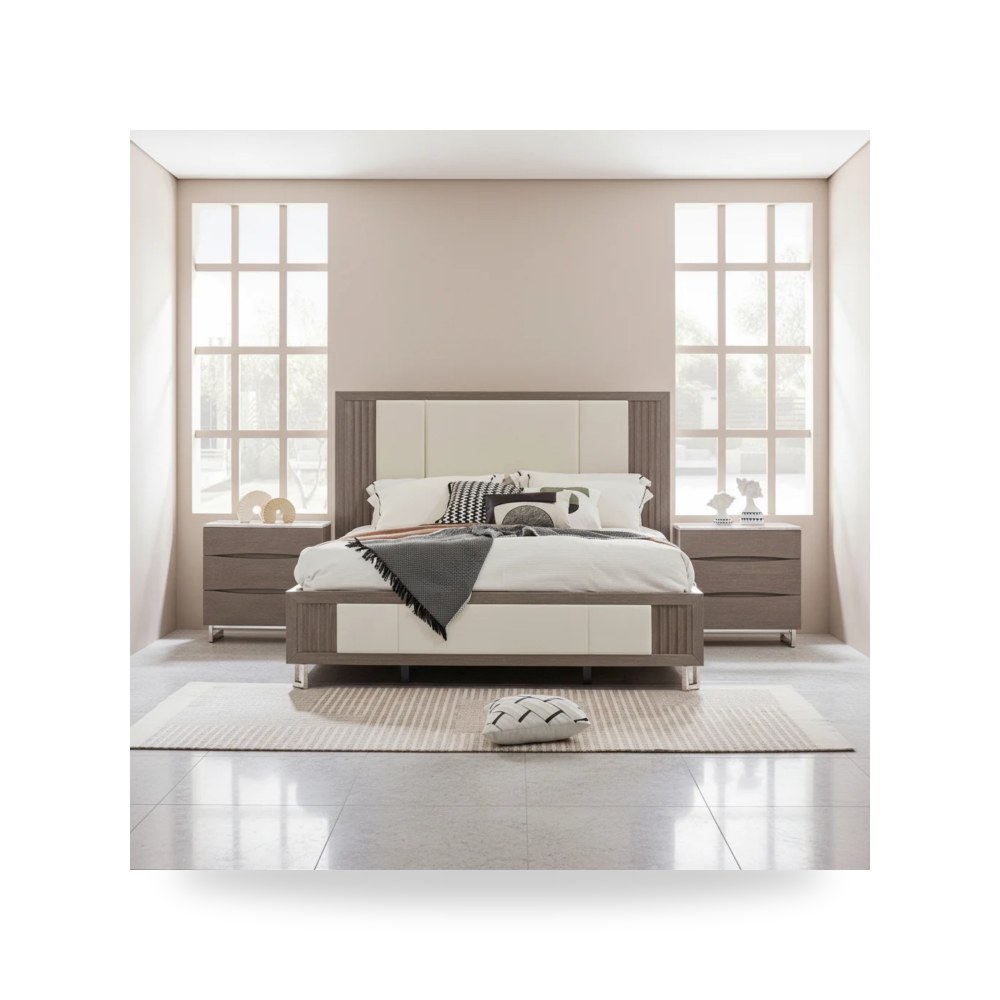 سرير نوم فاخر - EBONY KING BED - طراز GF-860-BED