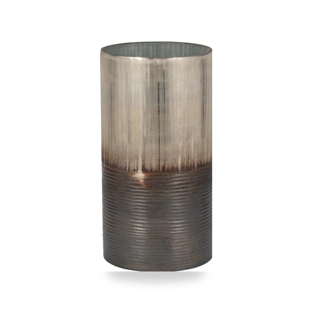 زجاج فضي METALLIC VASE, Sagebrook Home