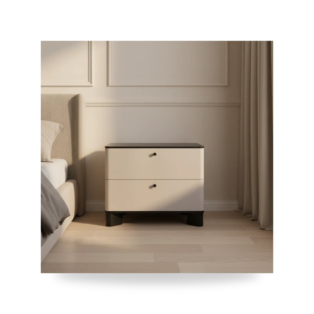 سرير نوم فاخر - كومودينو سرير موديل R2260 - طراز R2260-B0002NTS
