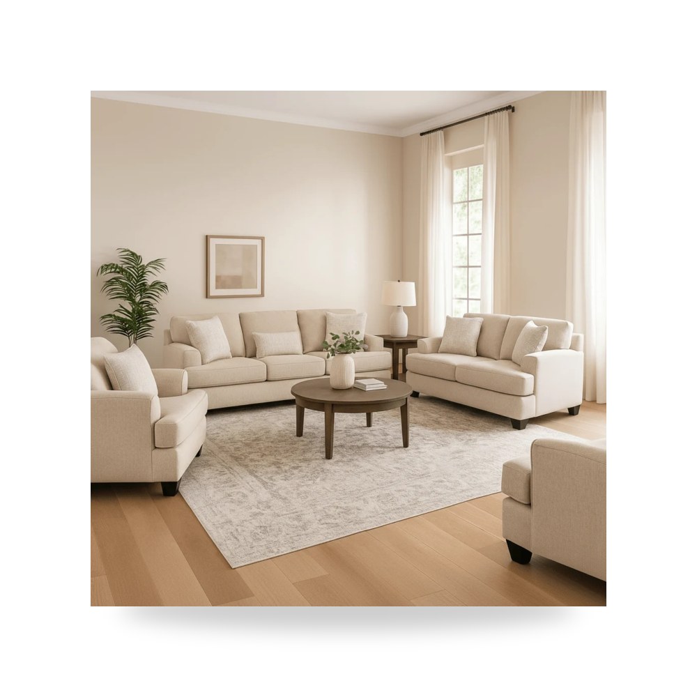 طقم كنب غرفة معيشة آشلي Ashley Furniture موديل 44670 موديل 44670-Sofaset3