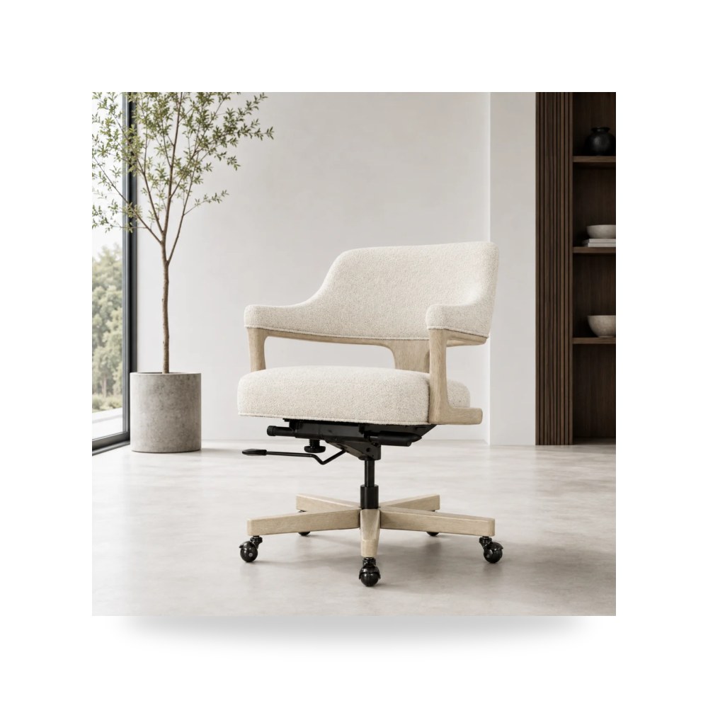 كرسي جلوس بتصميم أنيق - كرسي Briar Executive معتمد - من Hooker Furniture - طراز EC225-403