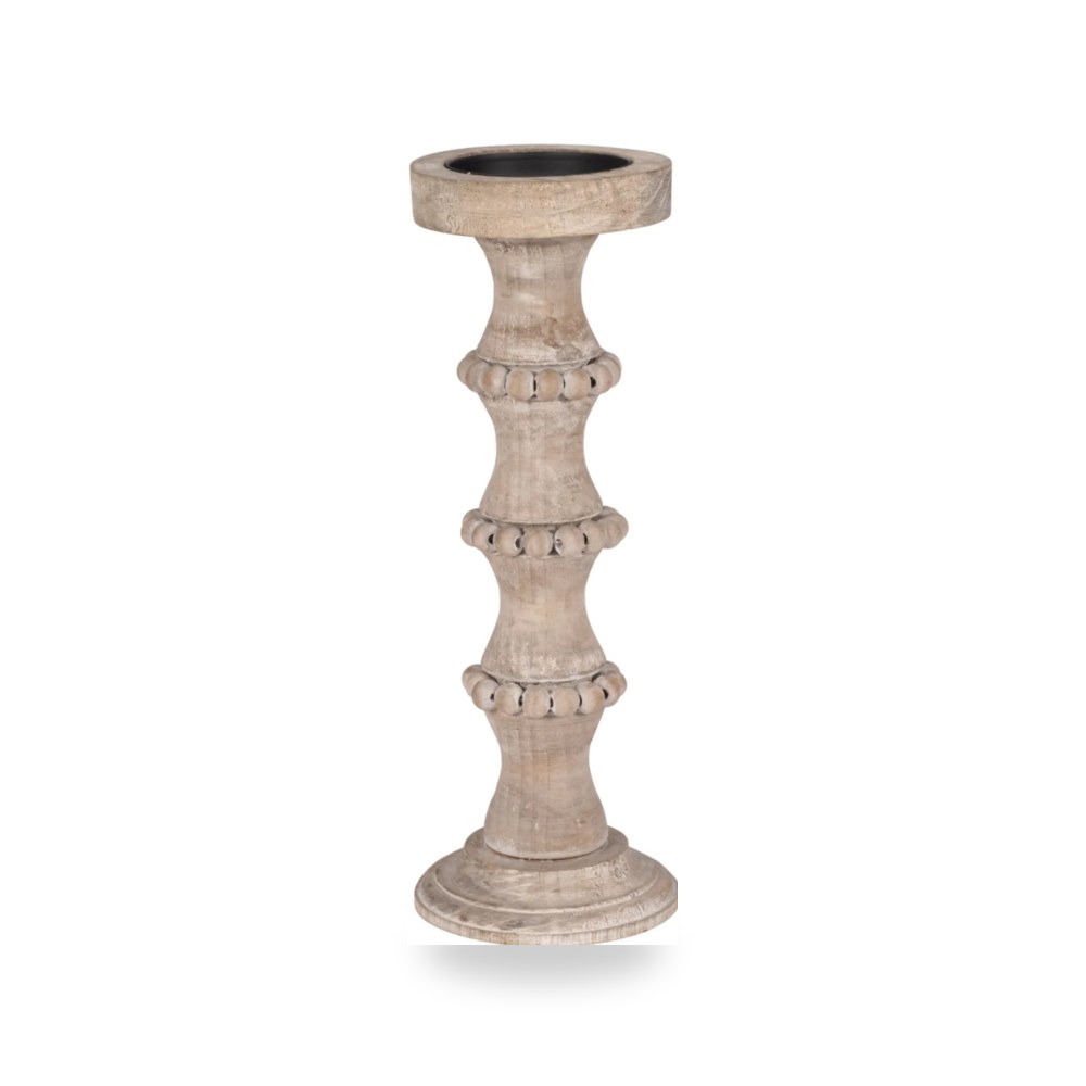 خشبي BEAD CANDLEHOLDER, IV Sagebrook Home