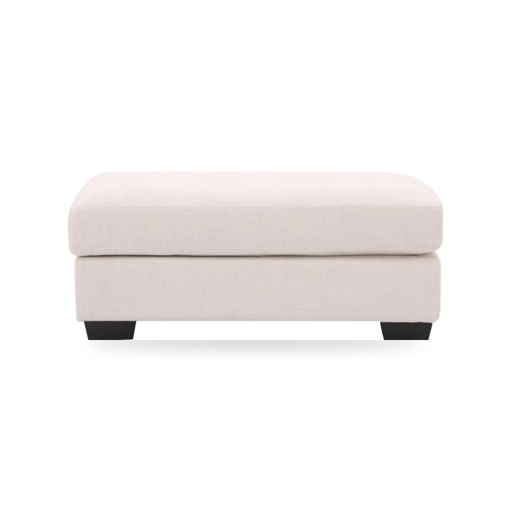بوف ومسند قدم عثماني - بوف أبيض Elegant - طراز RF1622-001OT