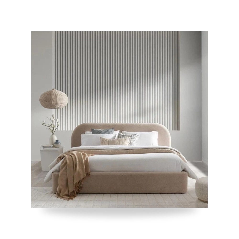 هيكل سرير بيج Chenille Alhome