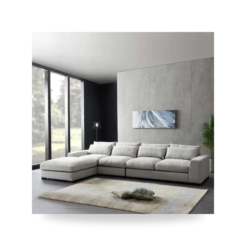 أريكة كتان بيج 80×160 Alhome موديل AL-7
