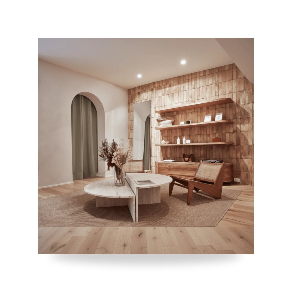 مرآة ديكور جدارية طاولة قهوة أبيض Alhome
