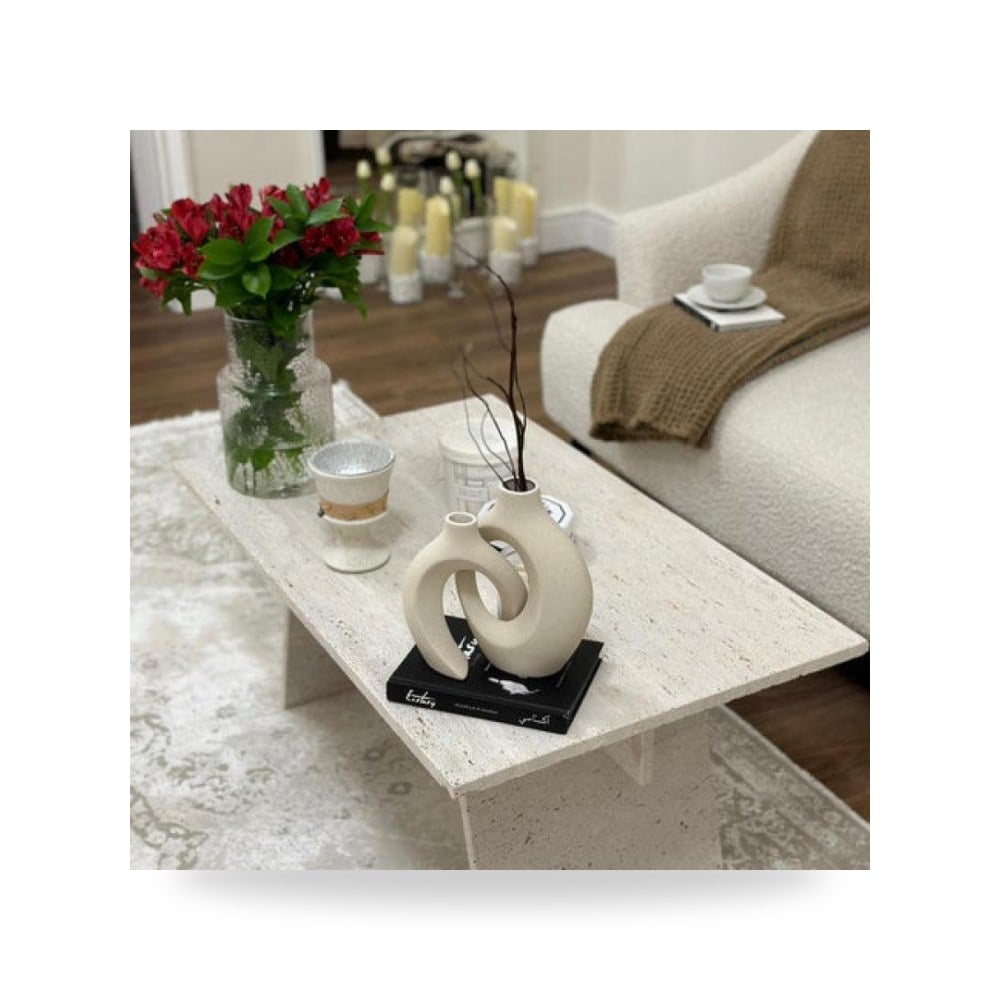 مرآة ديكور جدارية طاولة أبيض 90×50 موديل 110110168 Alhome
