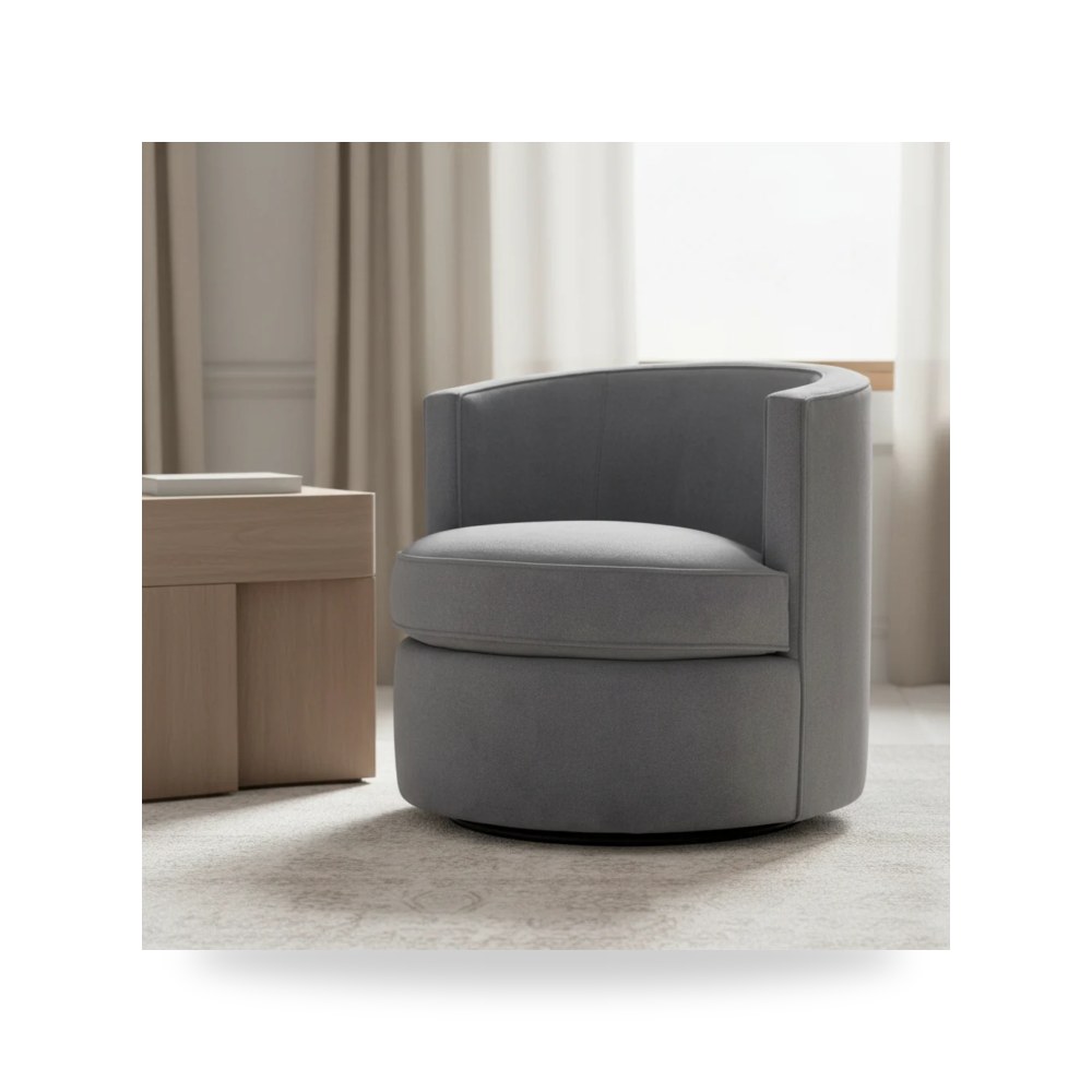 كرسي جلوس بتصميم أنيق - كرسي Bernhardt Fleur Swivel - طراز B7113S