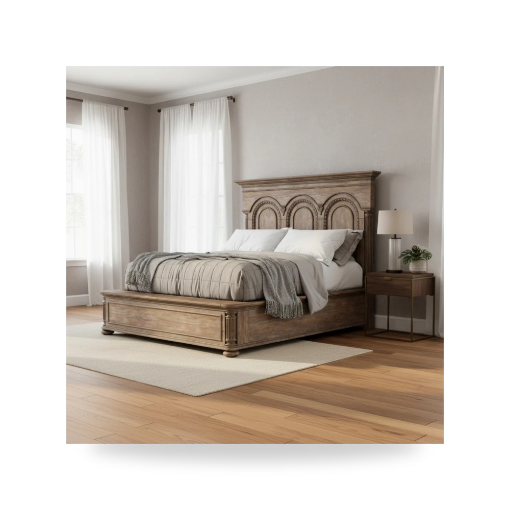 سرير نوم فاخر - سرير نوم A.R.T. Furniture موديل 277135 2608 - طراز 277135-2608