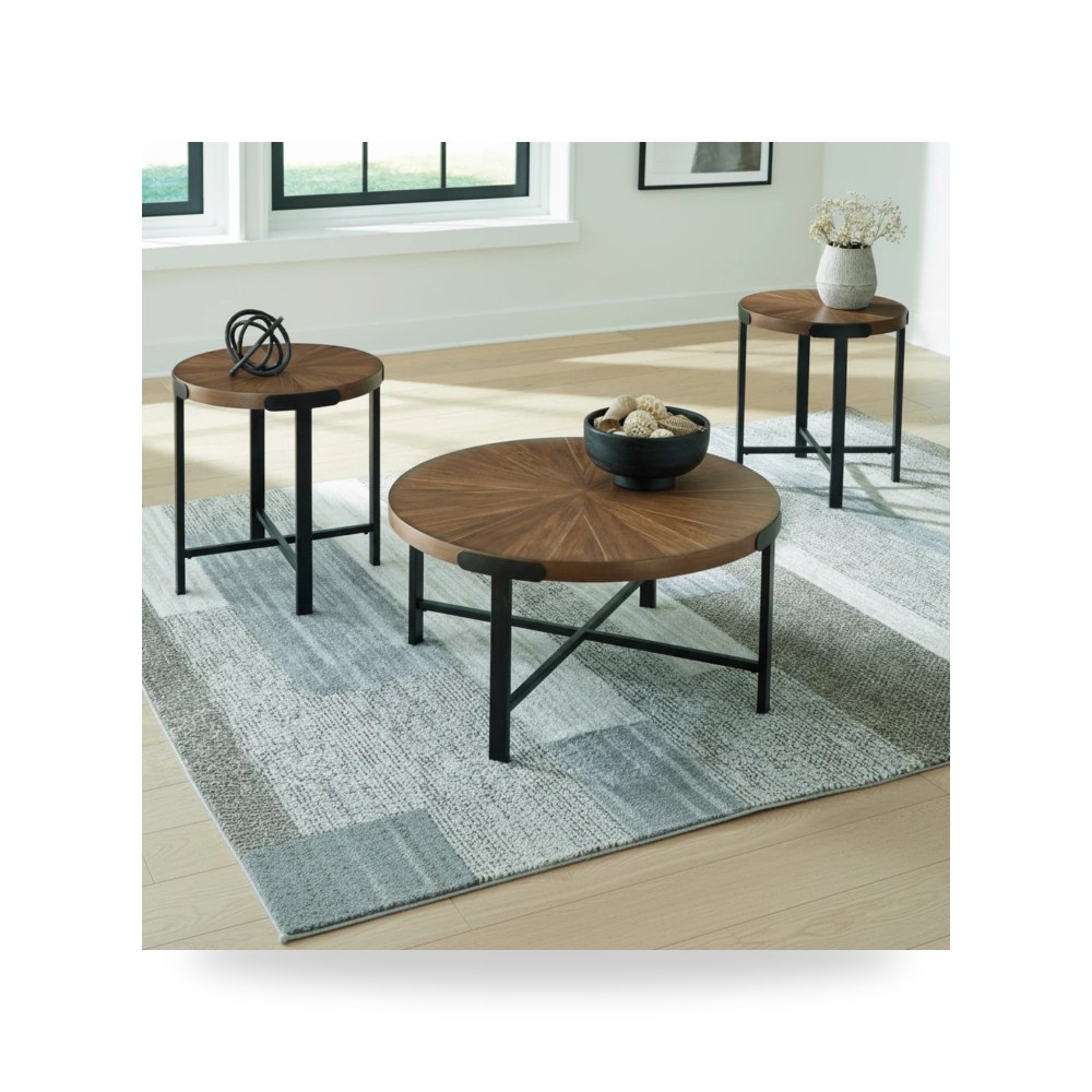 طقم طاولات آشلي Ashley Furniture موديل T483 13 موديل T483-13