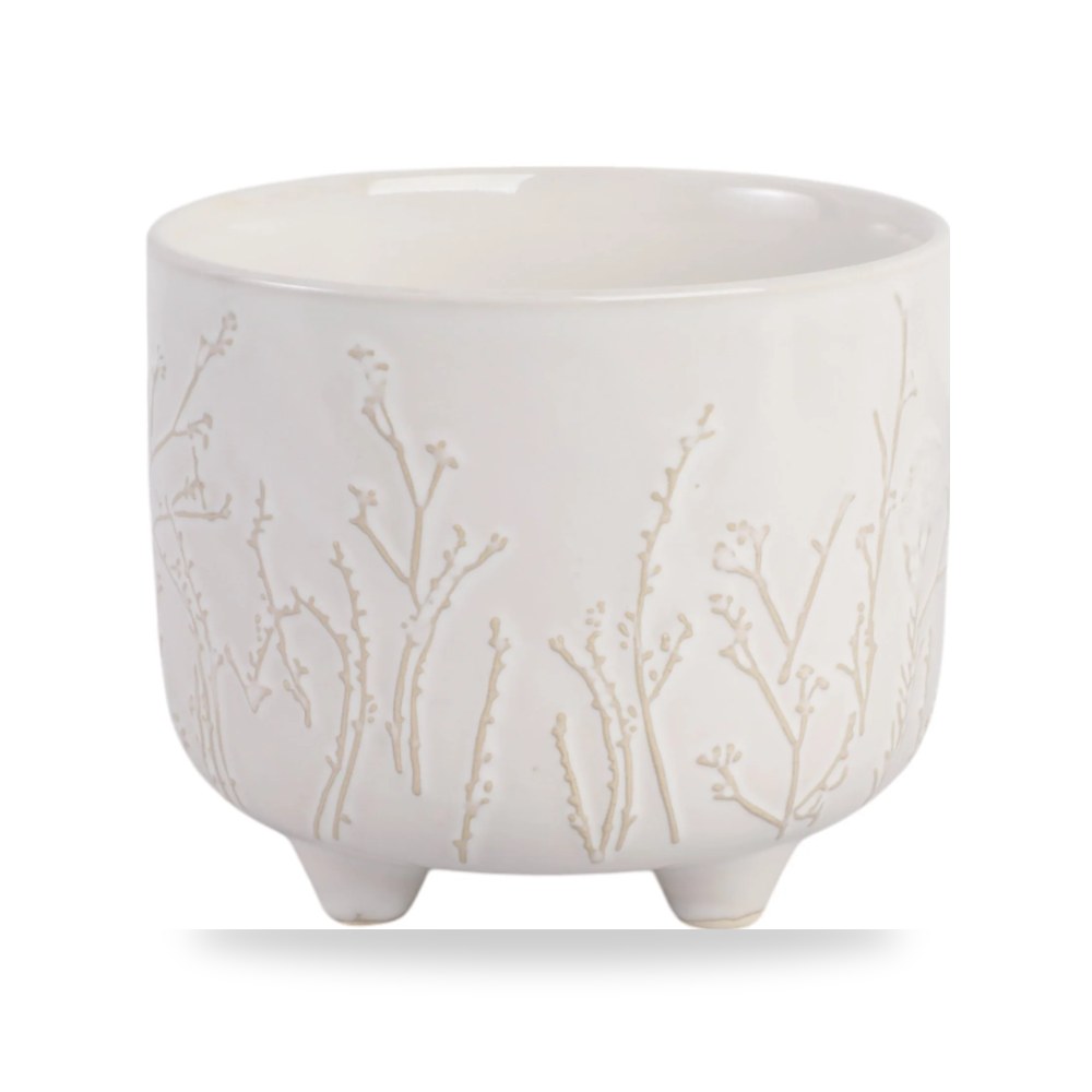 حوض زرع ونباتات ديكوري فاخر - عاجي BRANCHES PLANTER, Sagebrook - من Sagebrook Home