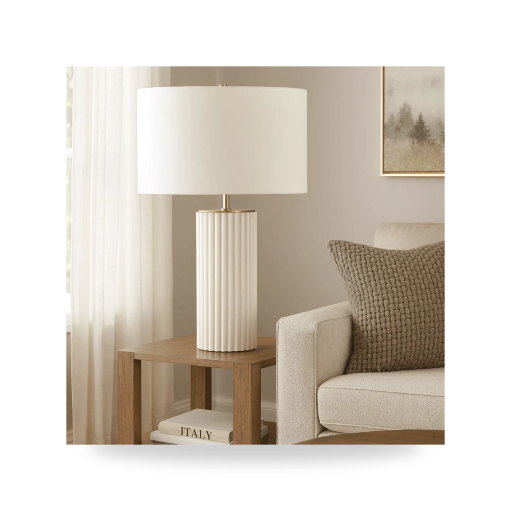 مصباح طاولة KAPRI PORCELAIN من ساج بروك هوم Sagebrook Home