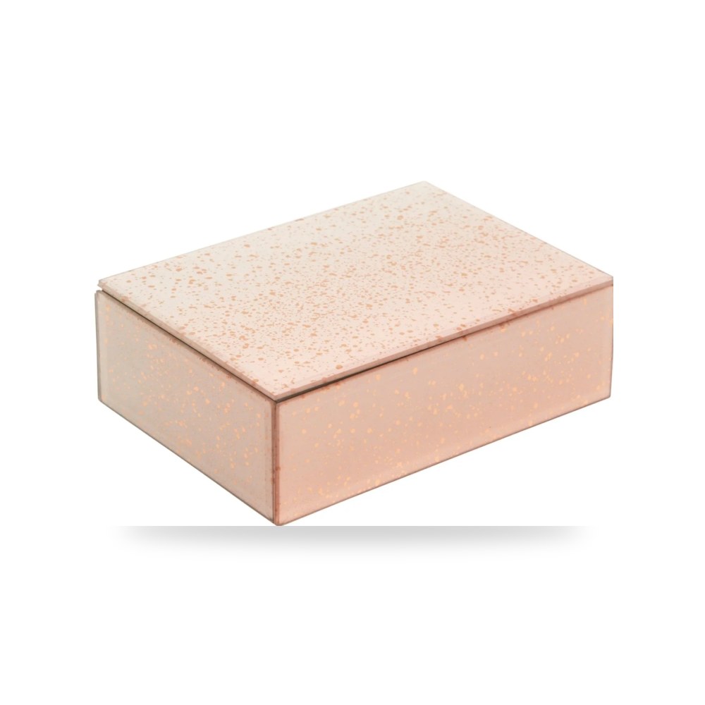 مرآة زجاج وردي WOOD - GLASS BOX, DUST سيجبروك هوم Sagebrook Home موديل 15381