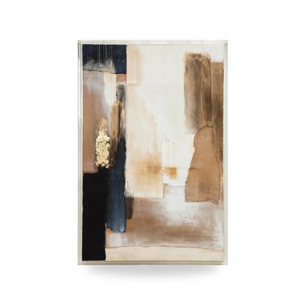 لوحة جدارية فنية 40X60 HARROW ACRYLIC FRAME HANDPAINTED Sagebrook Home موديل EV70444
