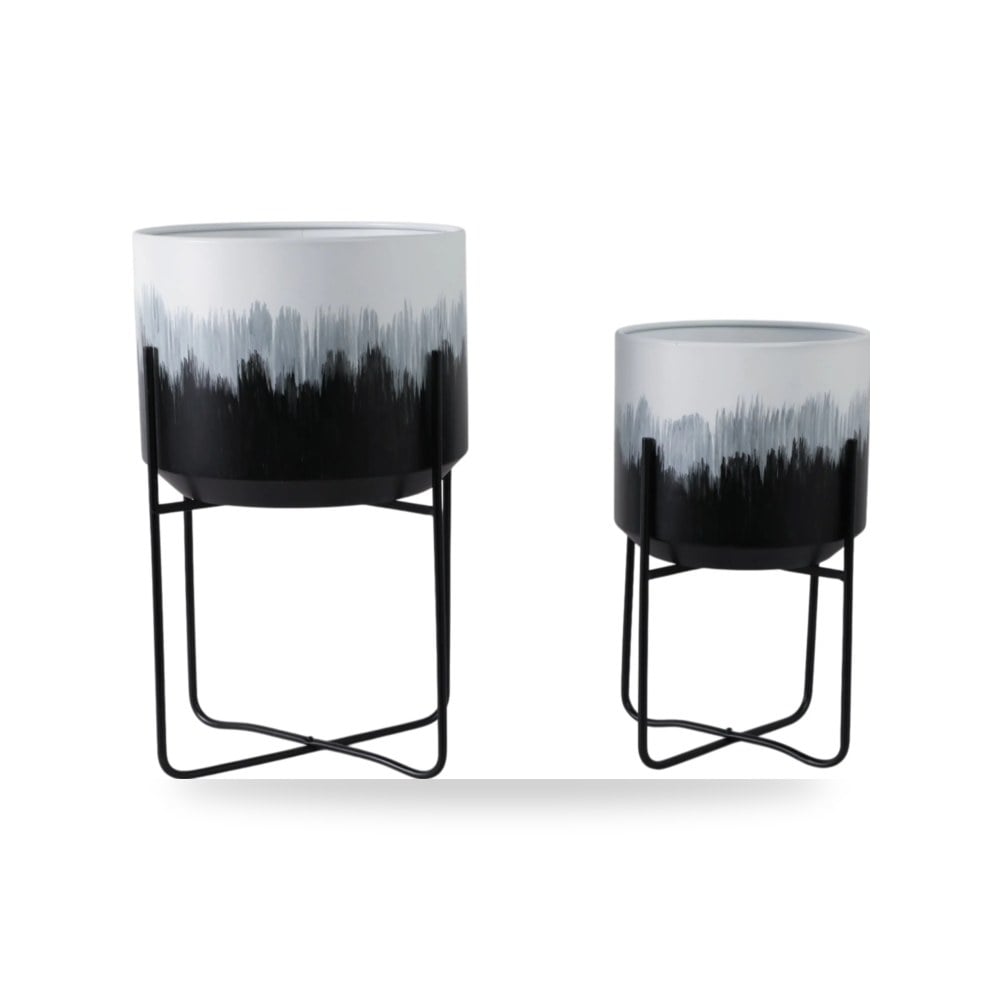 حوض زرع ونباتات ديكوري فاخر - مركن حوض زرع بيج Sagebrook Home موديل 22209 - طراز 22209-04