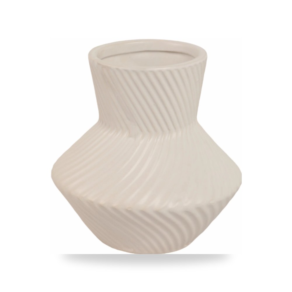 أبيض Totem Vase, Sagebrook موديل 20805-01 Sagebrook Home