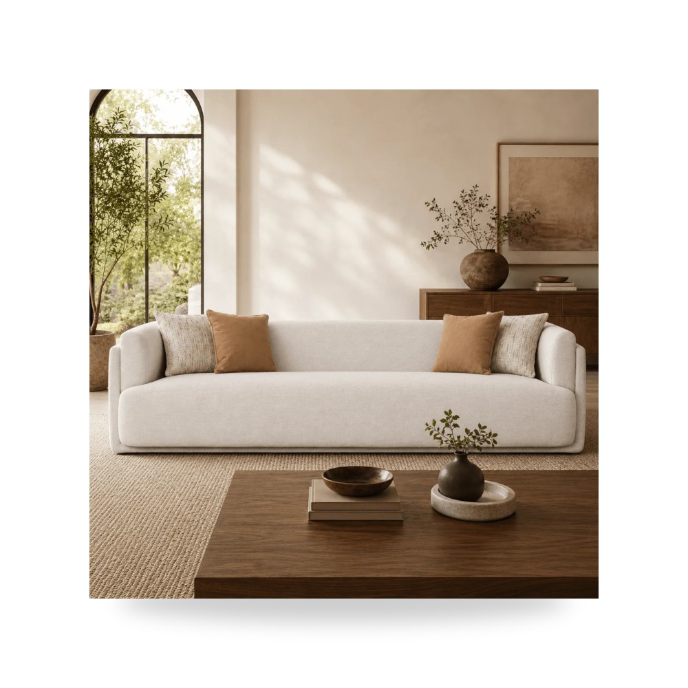 كنب غرفة المعيشة Vienna أبيض موديل R1572-000638