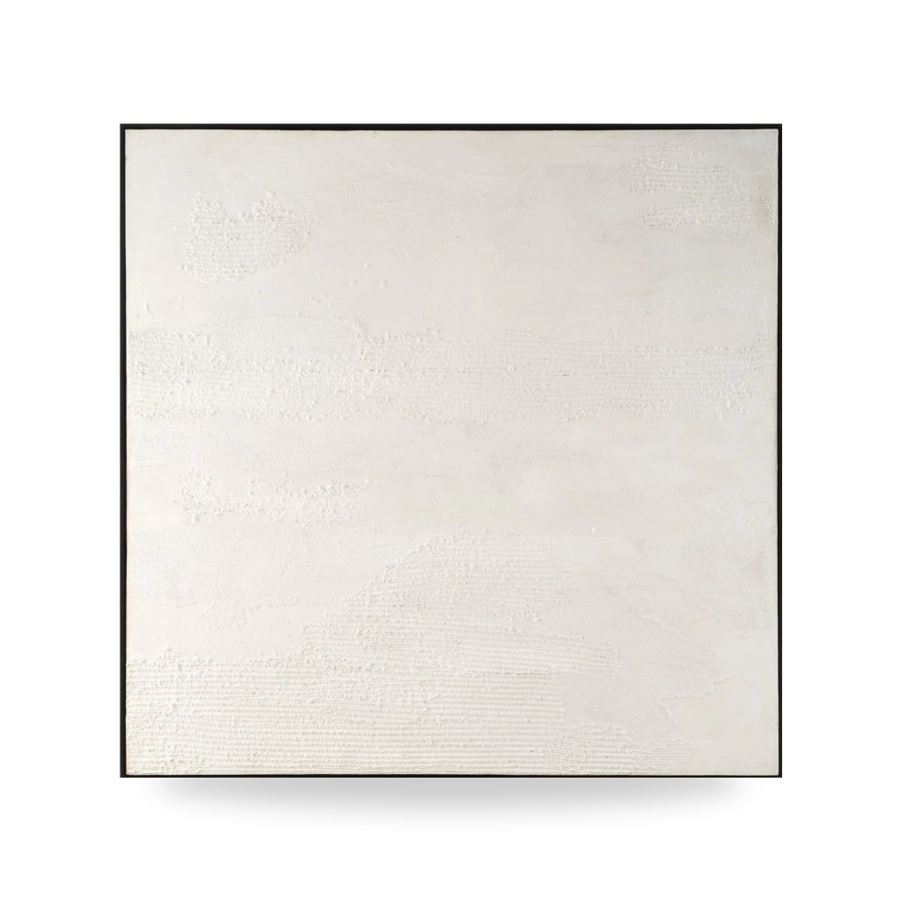 لوحة جدارية فنية TEXTURED أبيض Uttermost