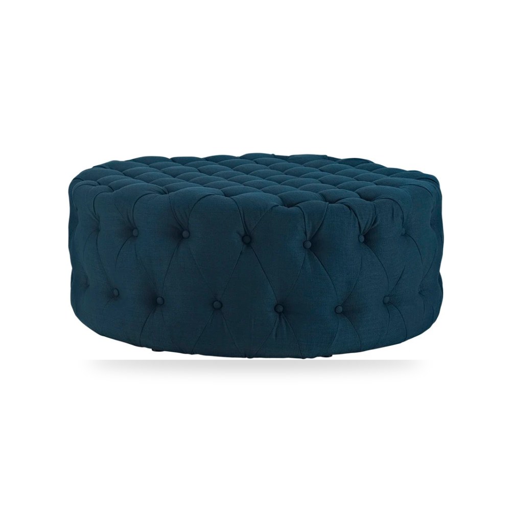 بوف جلوس ديكوري فاخر - Alhome Linen Pouf - طراز 110113751 - مقاس 45 سم