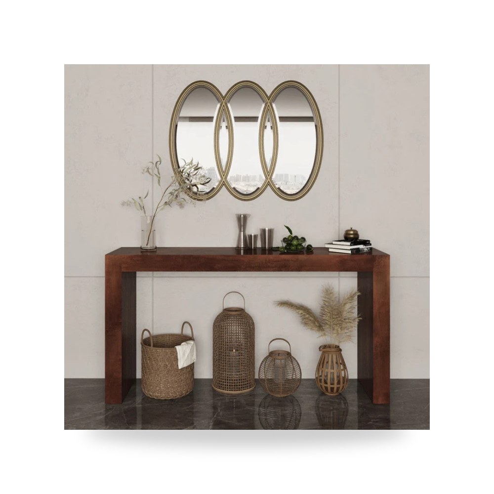 مصباح طاولة ديكوري - طاولة كونسول خشبي Timeless Alhome a - طراز 110110405 - مقاس 95 cm