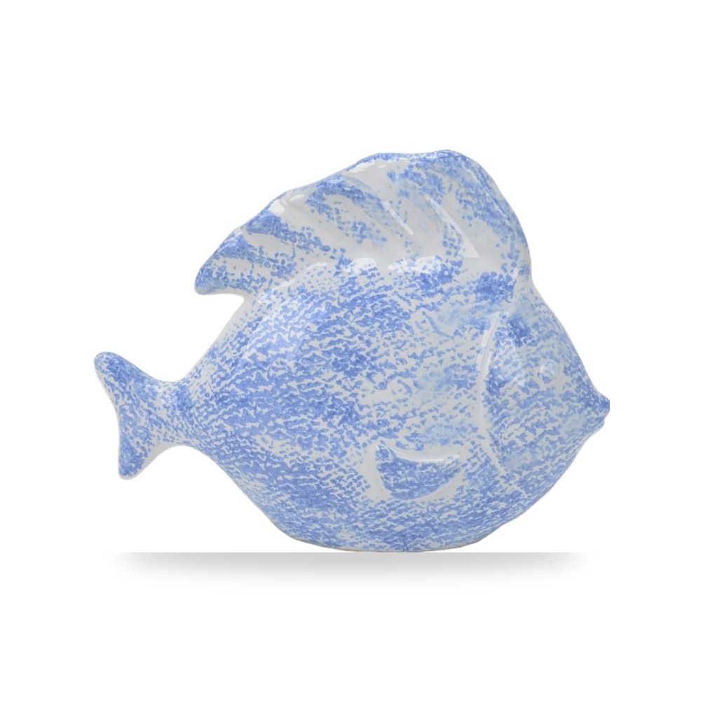 إضاءة سيراميك أبيض BLUE - WHITE FISH8 Sagebrook Home