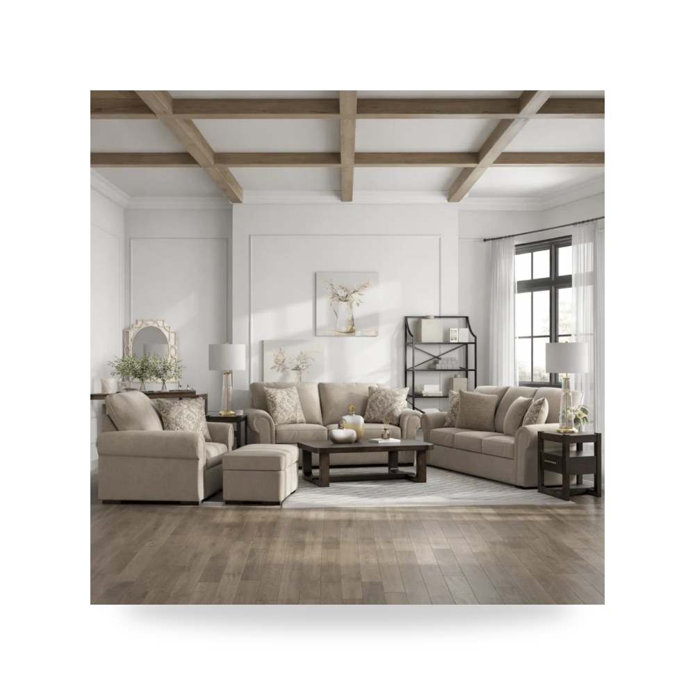 طقم كنب غرفة معيشة آشلي Ashley Furniture موديل 57102 SofaSet موديل