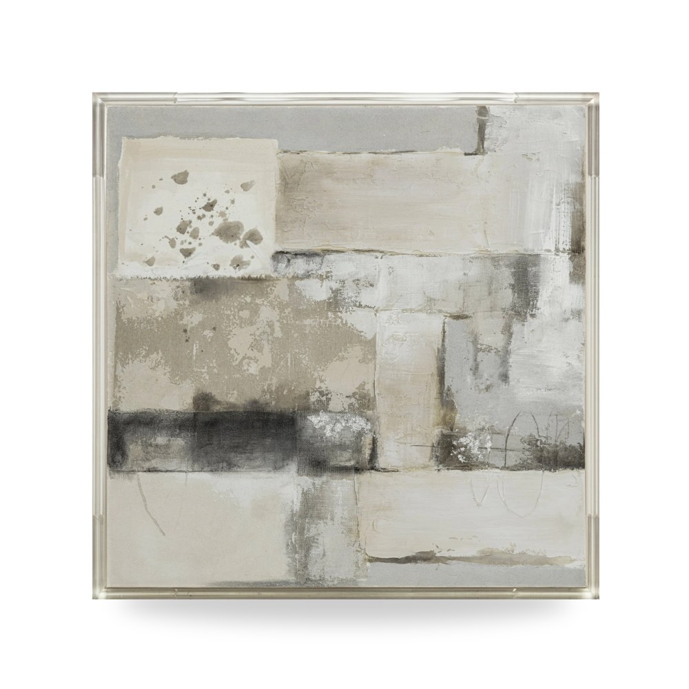 لوحة جدارية فنية 40X40 LYNTON ACRYLIC FRAME HANDPAINTED Sagebrook Home موديل EV70437