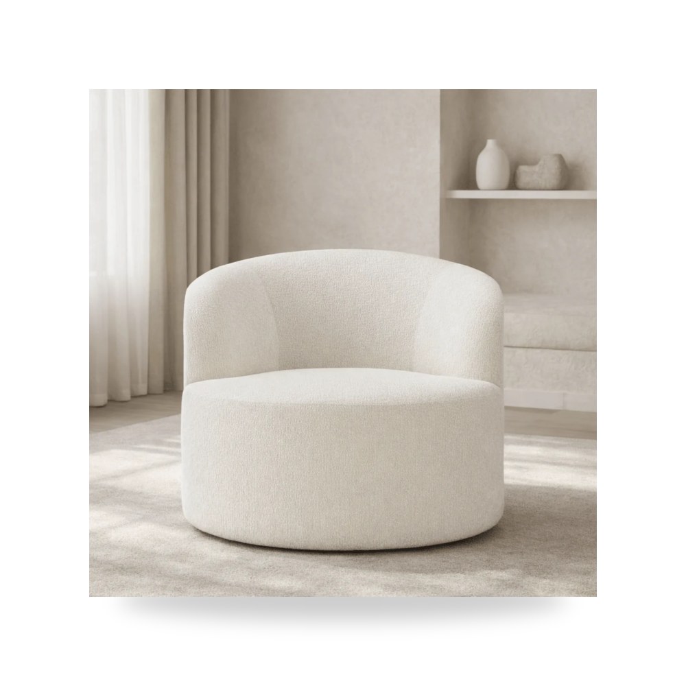 كرسي جلوس بتصميم أنيق - Elle Swivel Chair - من Bernhardt - طراز P152SCO