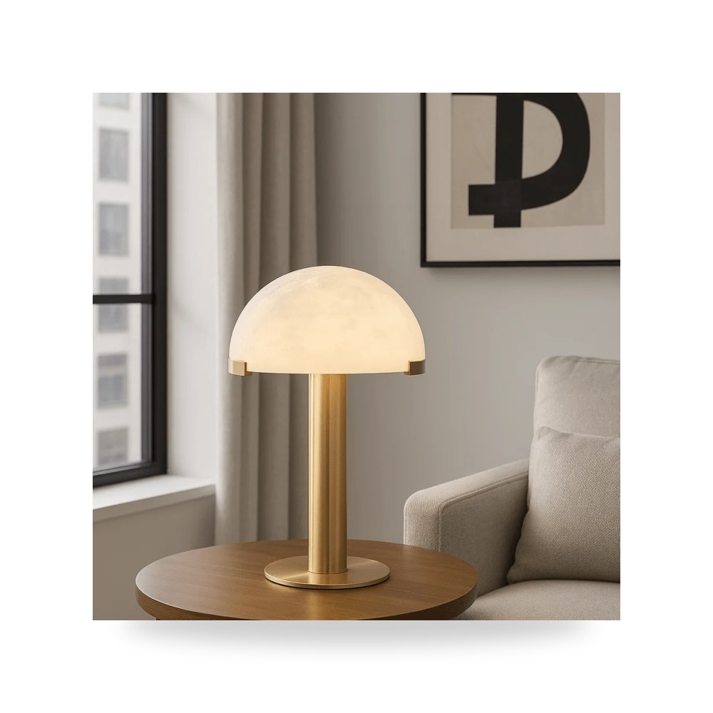 أباجورة طاولة أصفر روتس موديل MT9173