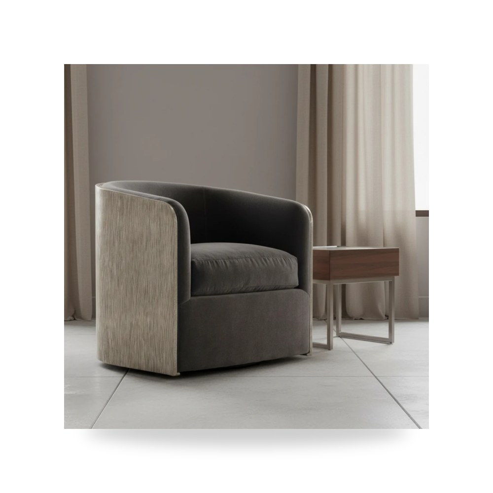 كرسي جلوس بتصميم أنيق - Bernhardt Eliot Swivel Chair - طراز N6813S