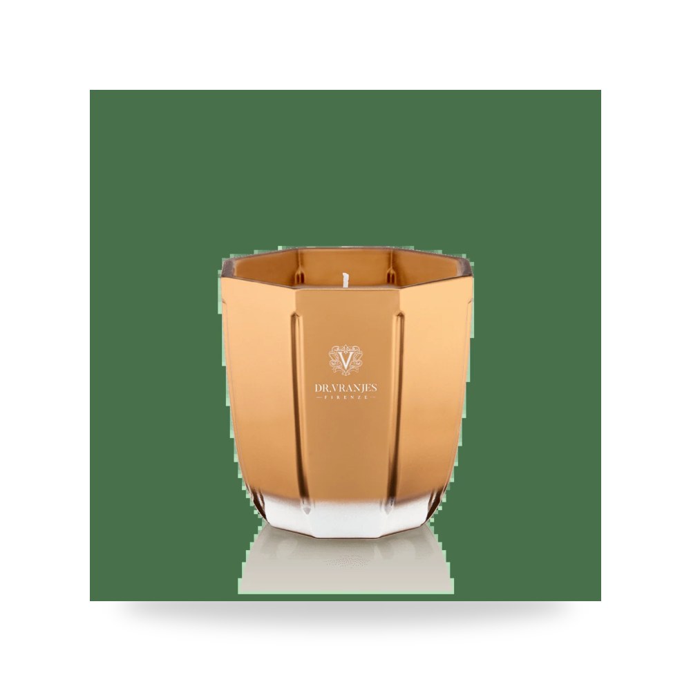شمعة معطرة فاخرة بالذهب دكتور فرانيس فلورنسا Dr. Vranjes Firenze موديل CND42OR02 Drvranjes