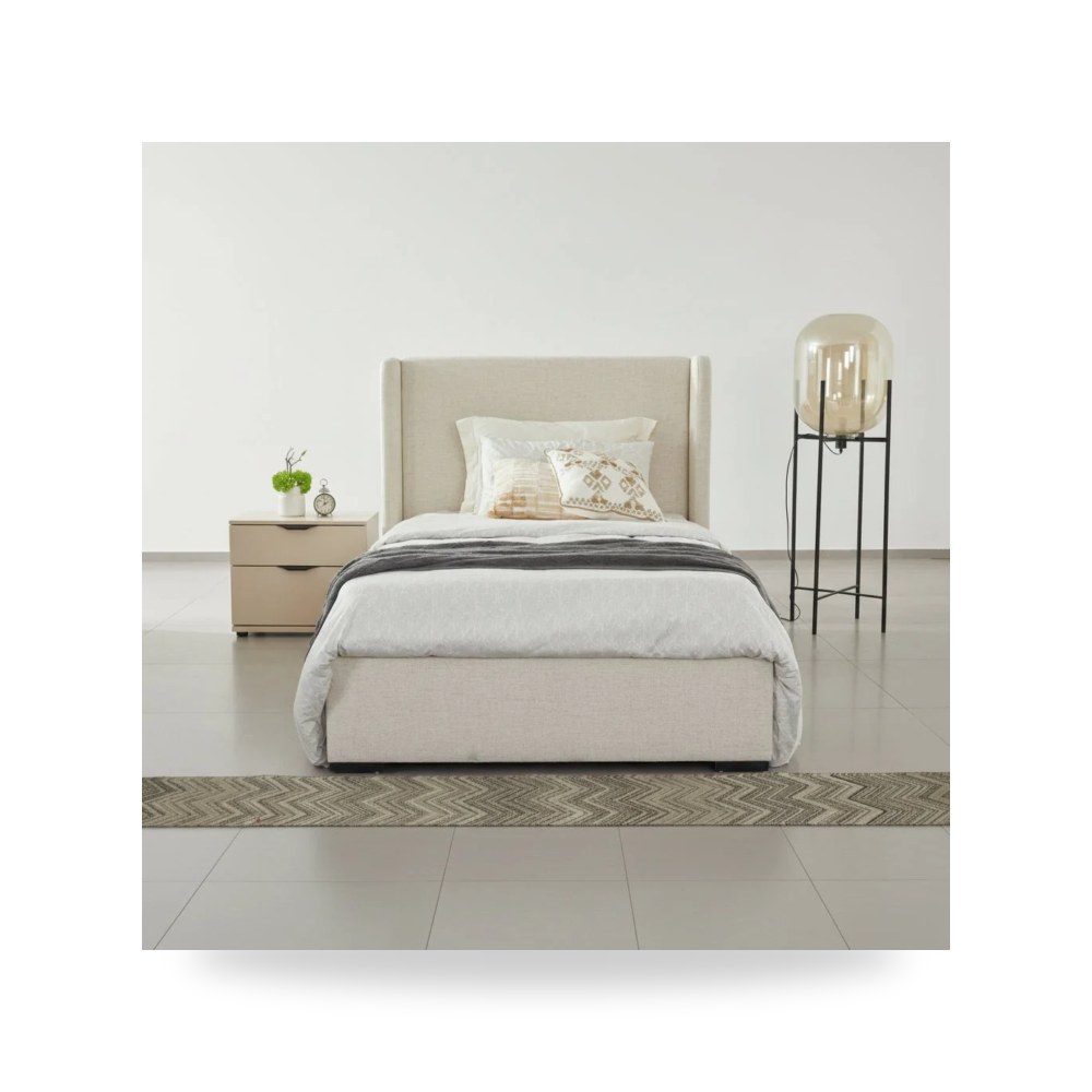 سرير نوم فاخر - سرير بيج Bisque - طراز R2270-B0001BED
