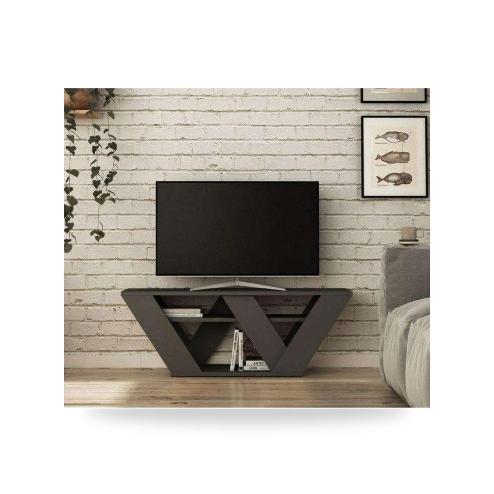 وحدة تلفزيون أسود موديل 110113163 Alhome