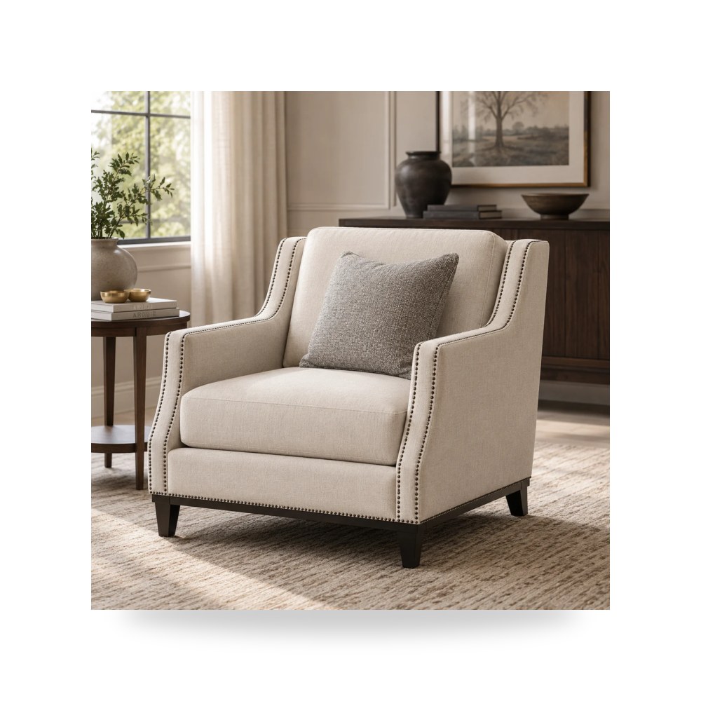 كرسي جلوس بتصميم أنيق - كرسي موديل R1705 000120 - طراز R1705-000120