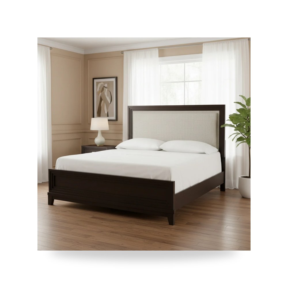 سرير نوم فاخر - سرير أحمر Neymorton California Panel - طراز B618B5