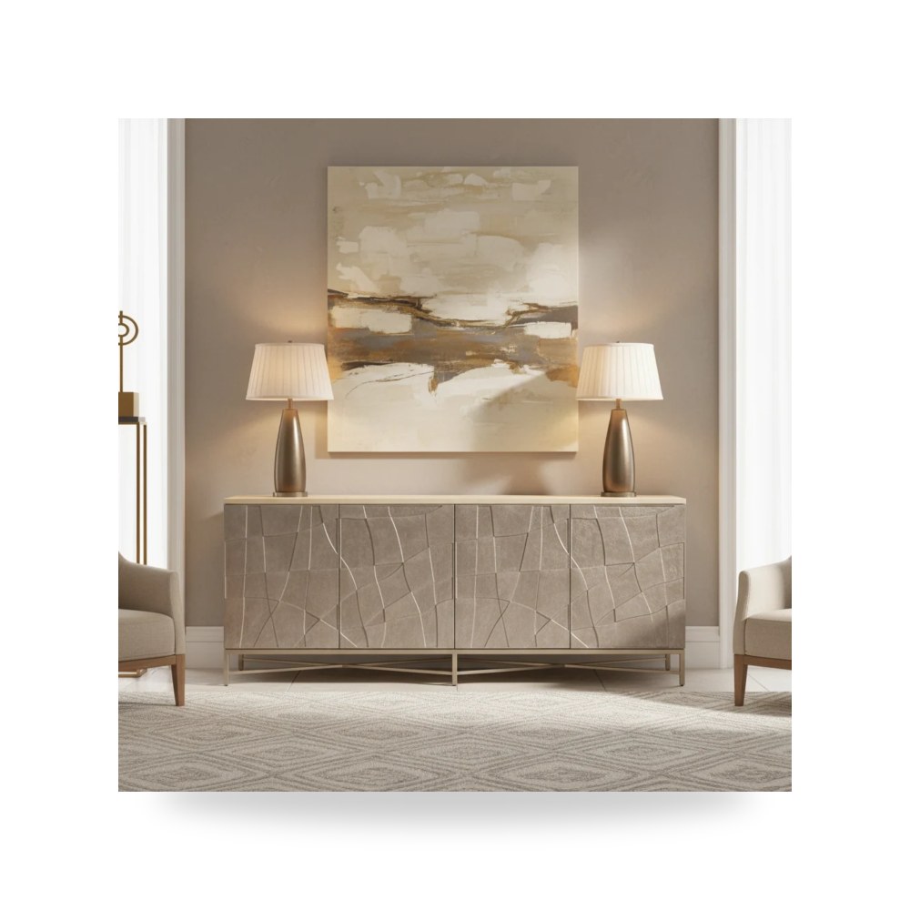 بوفيه وكونسول مدخل خشب فاخر ويستوود Westwood Buffet Console من هوكر Hooker Furniture
